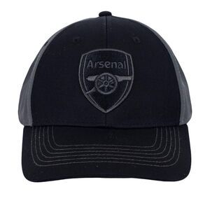 Arsenal FC Crest Baseball Cap / Black/Gray
